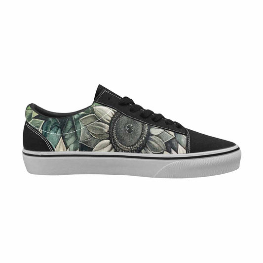 WOMEN'S Blend Melt Them Canvas Lace-Up Wallpaper Art Custom Shoes