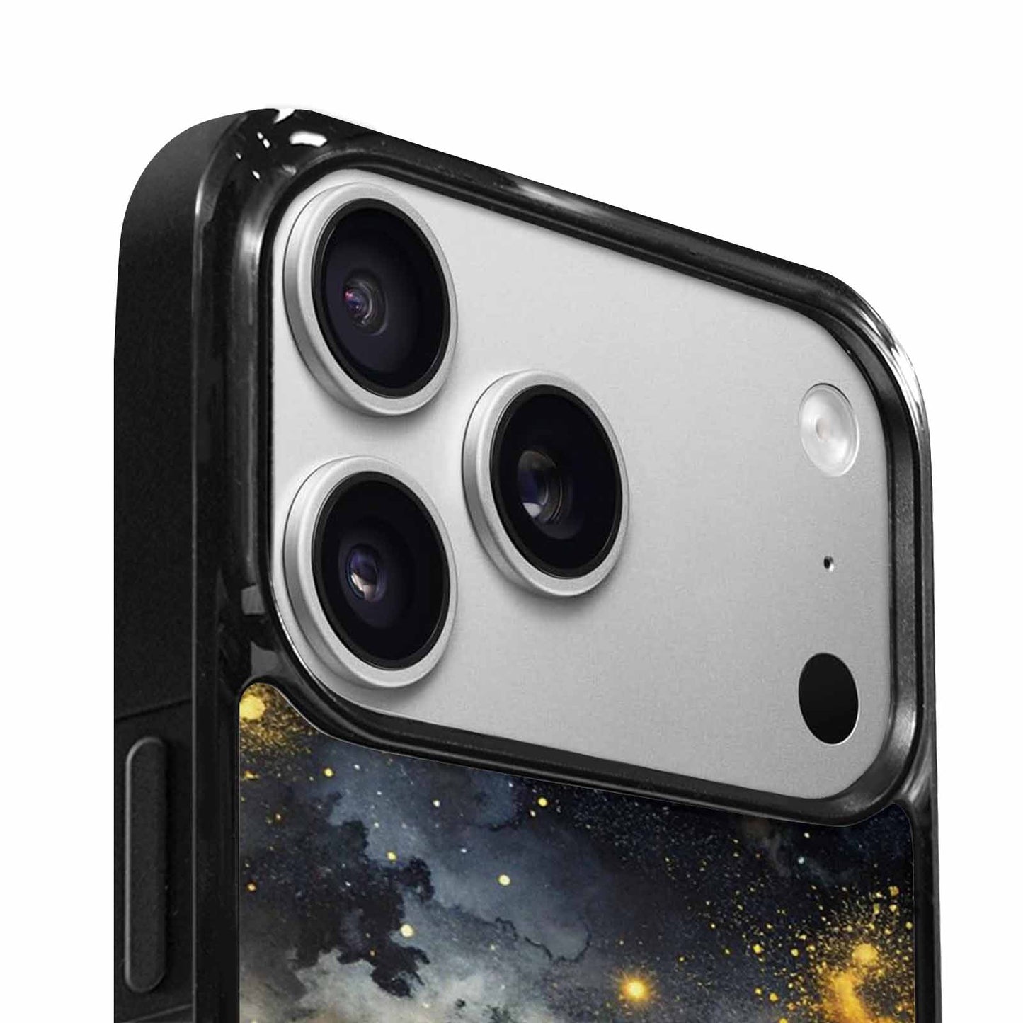 iPhone 17 Pro Case — Seamless Repeating Pattern Of Overlapping Galaxy, Customized Protective Case