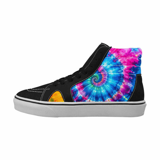 WOMEN'S Tie Dye Acid Wash Color High Top Canvas Grunge Shoes
