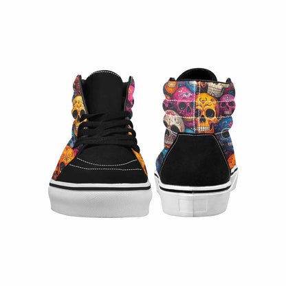 MEN'S Skulls (general) Skulls High Top Canvas Dreamcore Custom Shoes