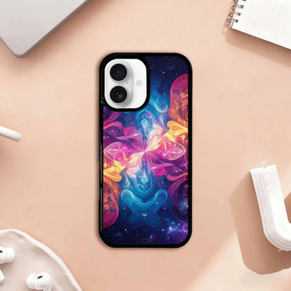 iPhone 17 Case — Rose Galaxy Art Seamless Galaxy Space, Personalized Phone Case