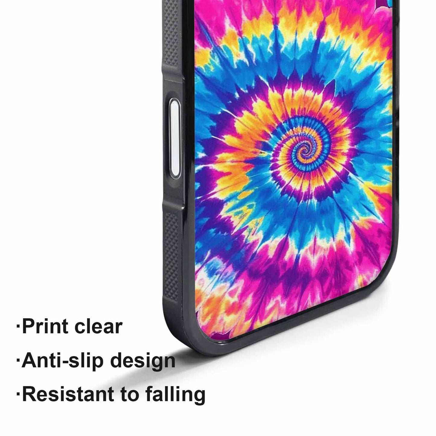 iPhone 17 Pro Case — Tie Dye Spiral Tie Dye, Custom Art Phone Cover