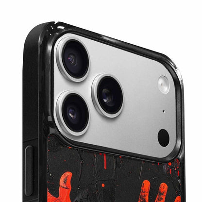 iPhone 17 Pro Max Case — Splatter Paint Art Hand Original Art, Original Design Phone Case