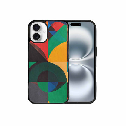 iPhone 16 Plus Case — 1990s Memphis Art Pattern, Custom Made Phone Cover