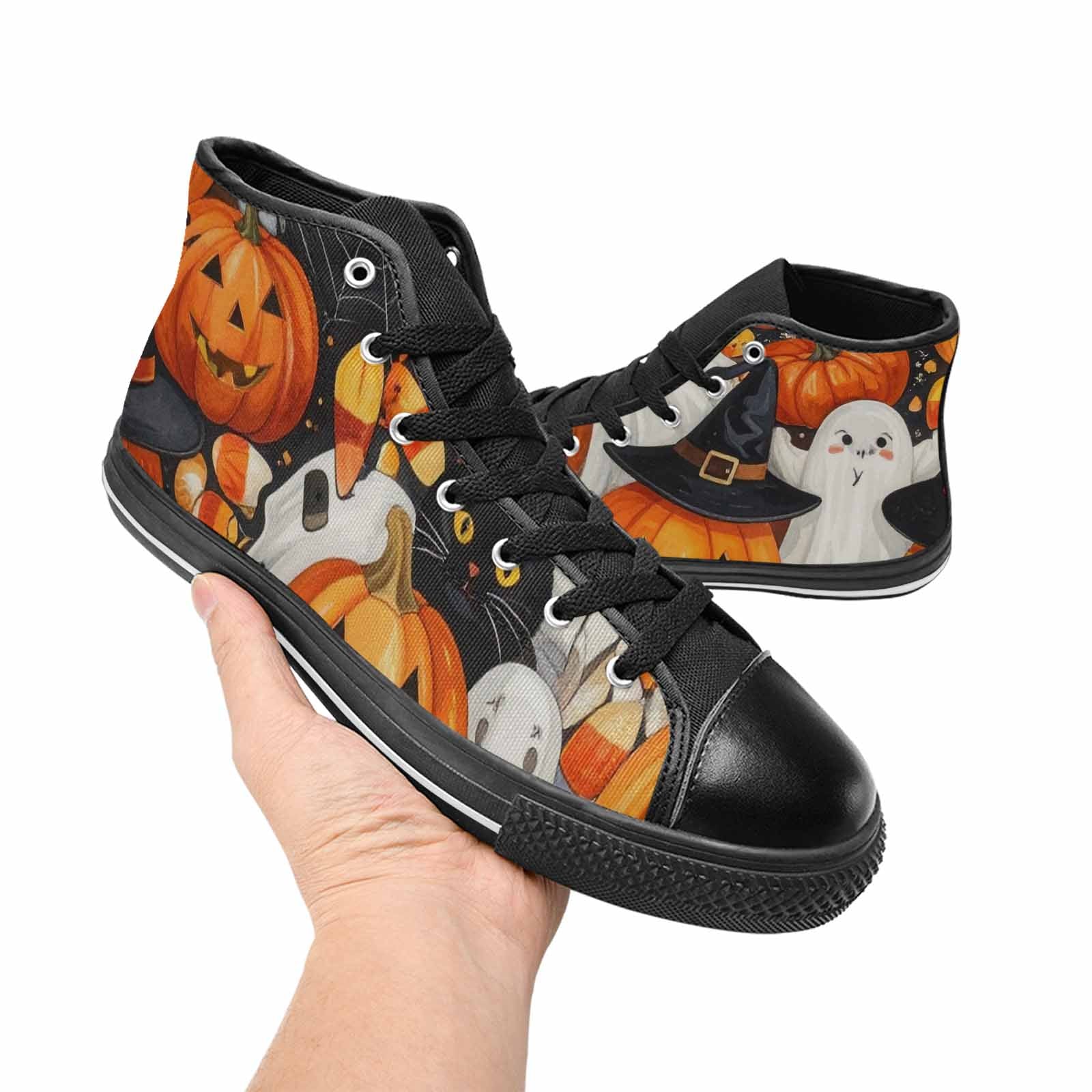 MEN'S Halloween High Top Canvas Aesthetic Custom Shoes