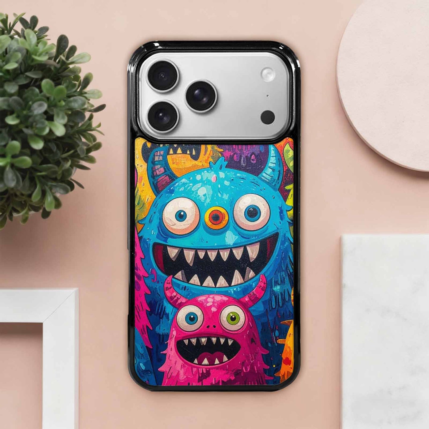 iPhone 17 Pro Max Case — Goofy Cartoon Monster Cartoon Cute, Custom Print Case Cover