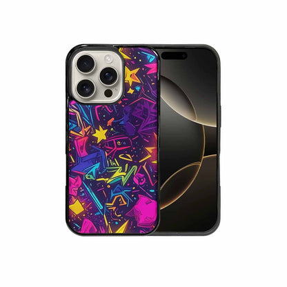 iPhone 16 Pro Case — 80s Retro Motif 80s Retro Motifs, Original Design Phone Case
