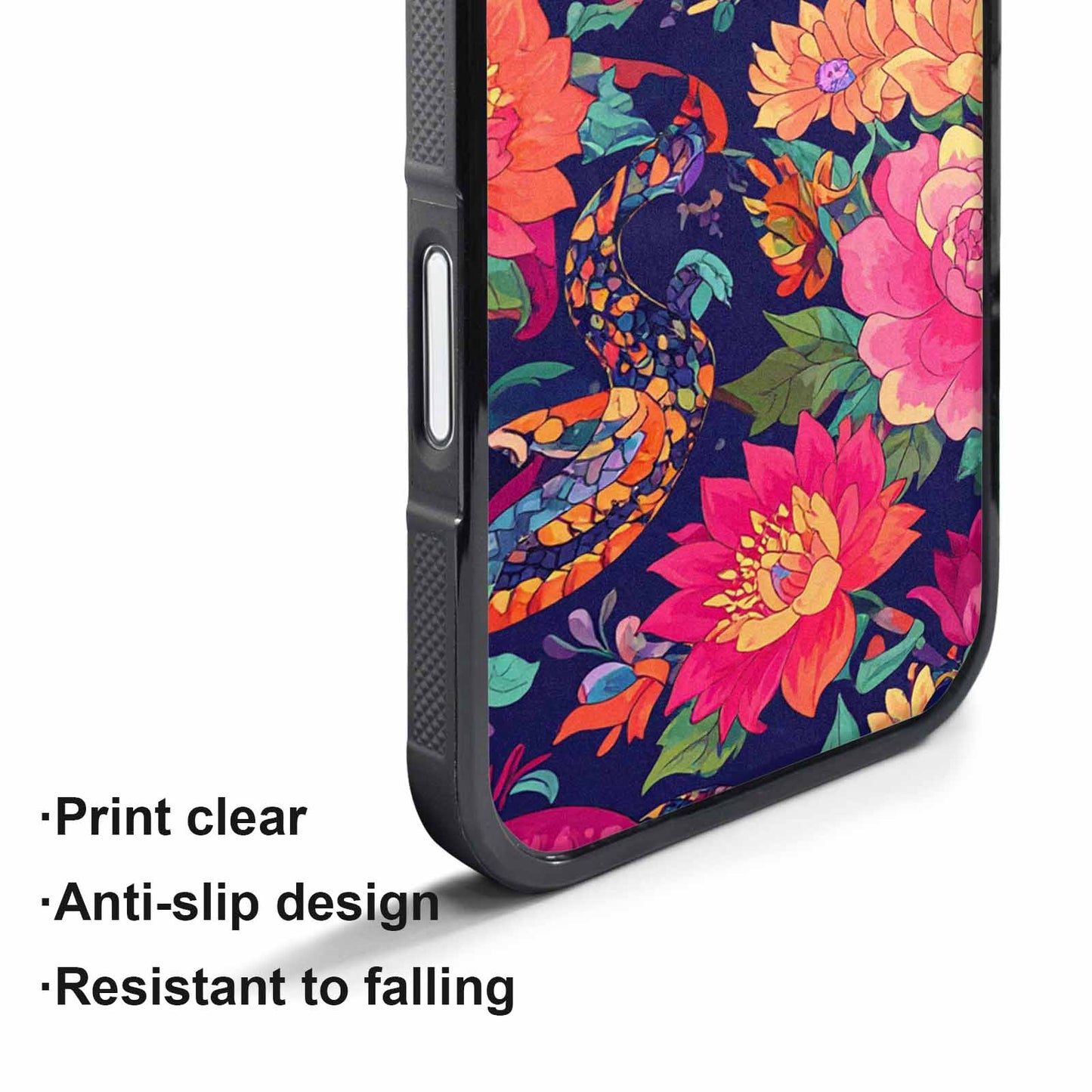 iPhone 17 Air Case — Floral Snake Print Floral, Customized Protective Case