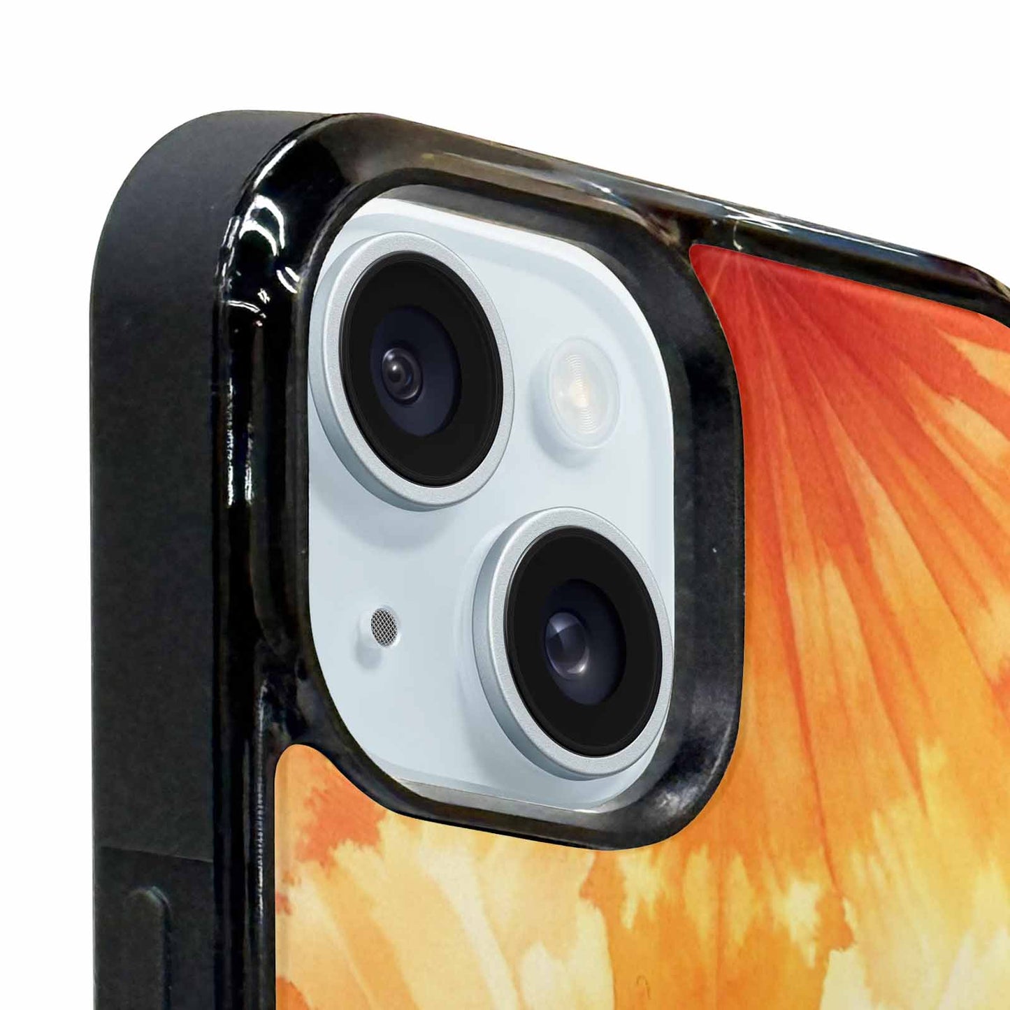 iPhone 15 Plus Case — Ombre Tie Dye Sunset Custom, Custom Phone Case