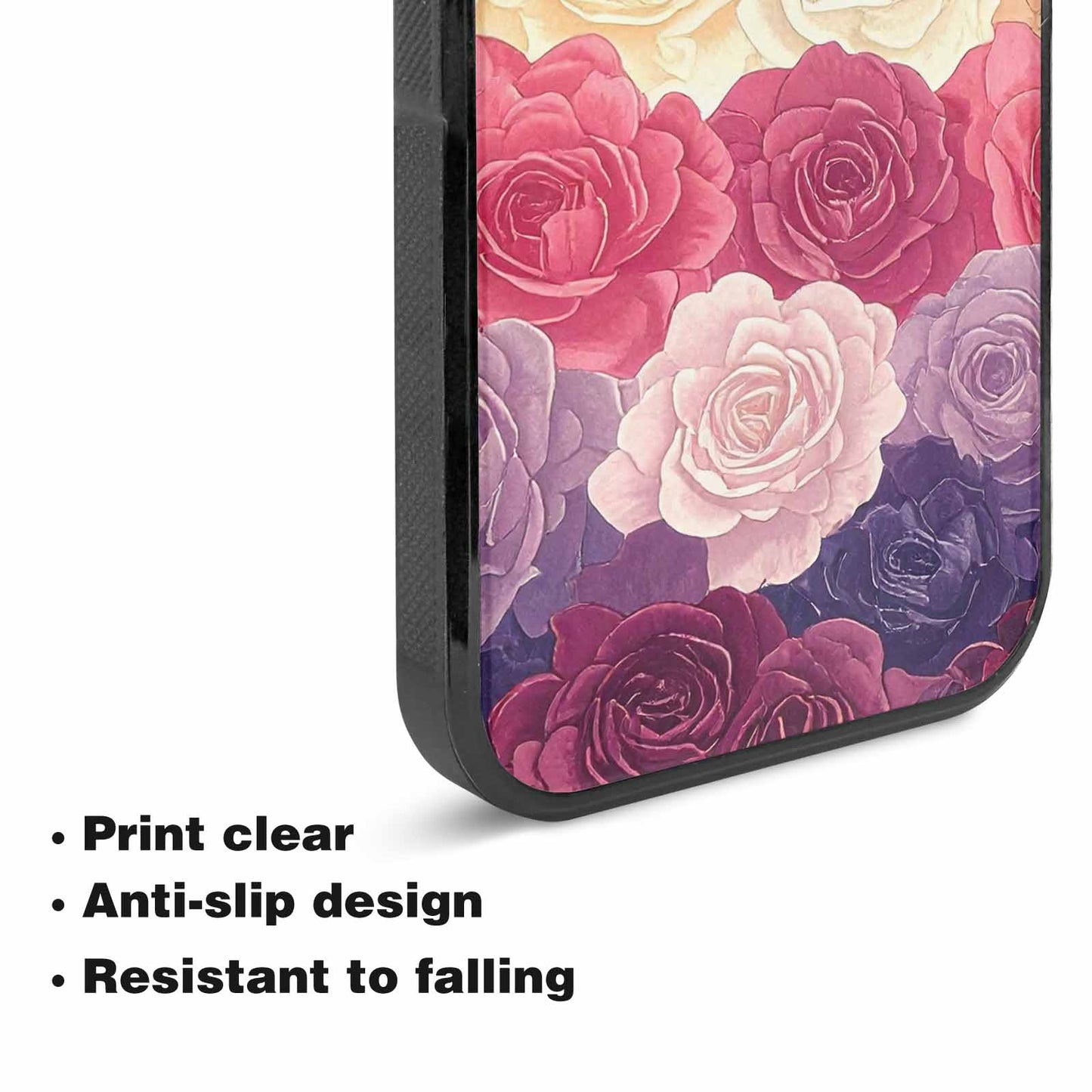 iPhone 15 Case — Lesbian Flag Color Theme Small Rainbow, Unique Phone Case Design