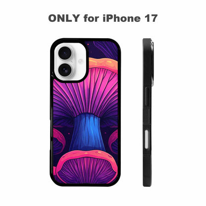 iPhone 17 Case — Psychedelic Mushroom Cartoon Pattern Cartoon Cute, Custom Art Phone Cover