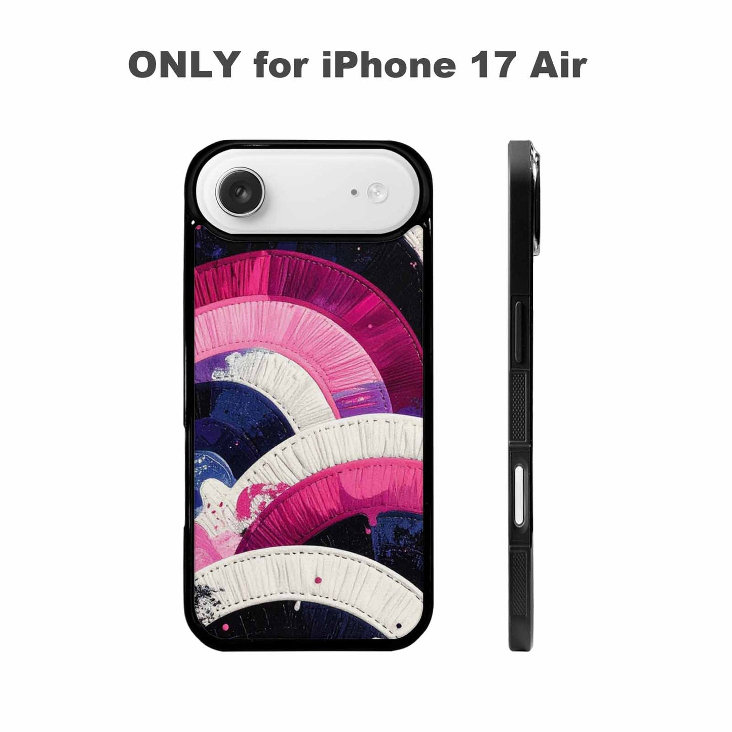 iPhone 17 Air Case — Vivid Camo Genderfluid Pride Camo, Custom Printed Phone Case