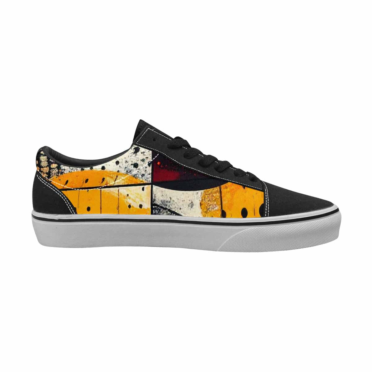 WOMEN'S Comic Book Halftone Canvas Lace-Up Vivid Shoes