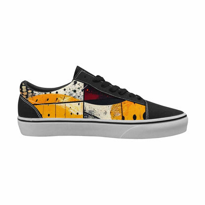 WOMEN'S Comic Book Halftone Canvas Lace-Up Vivid Shoes