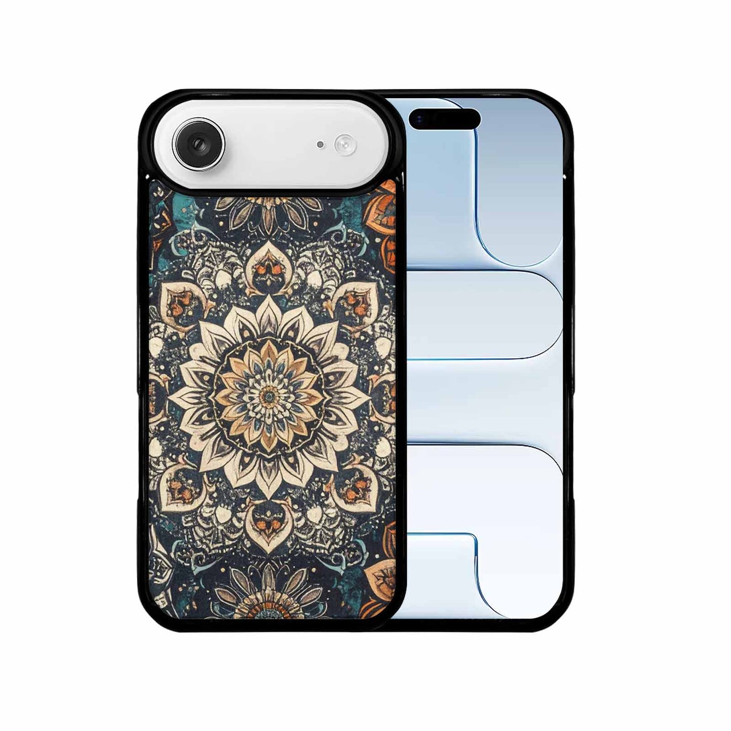 iPhone 17 Air Case — Small Mandala Pattern Randomly Varying Floral, Custom Printed Phone Case