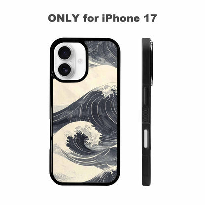 iPhone 17 Case — Vintage Americana Wave Retro Vintage, Custom Printed Phone Case