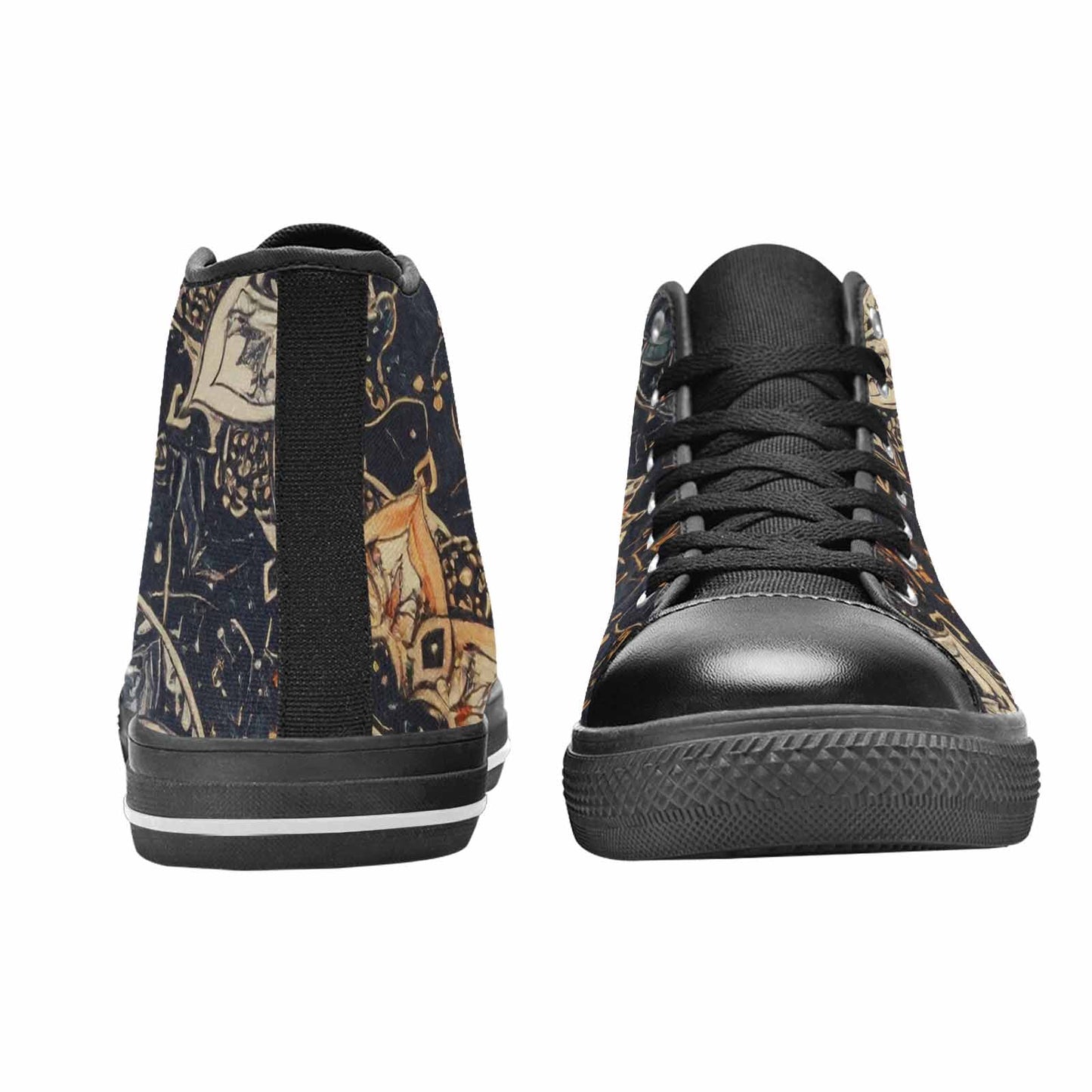 MEN'S Mandala High Top Canvas Cottagecore Custom Shoes