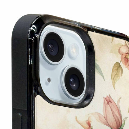 iPhone 15 Plus Case — Vintage Botanical Art Pattern, Original Design Phone Case