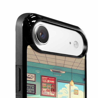 iPhone 17 Air Case — Diner Cartoon Art Pattern Retro Vintage, Custom Phone Case