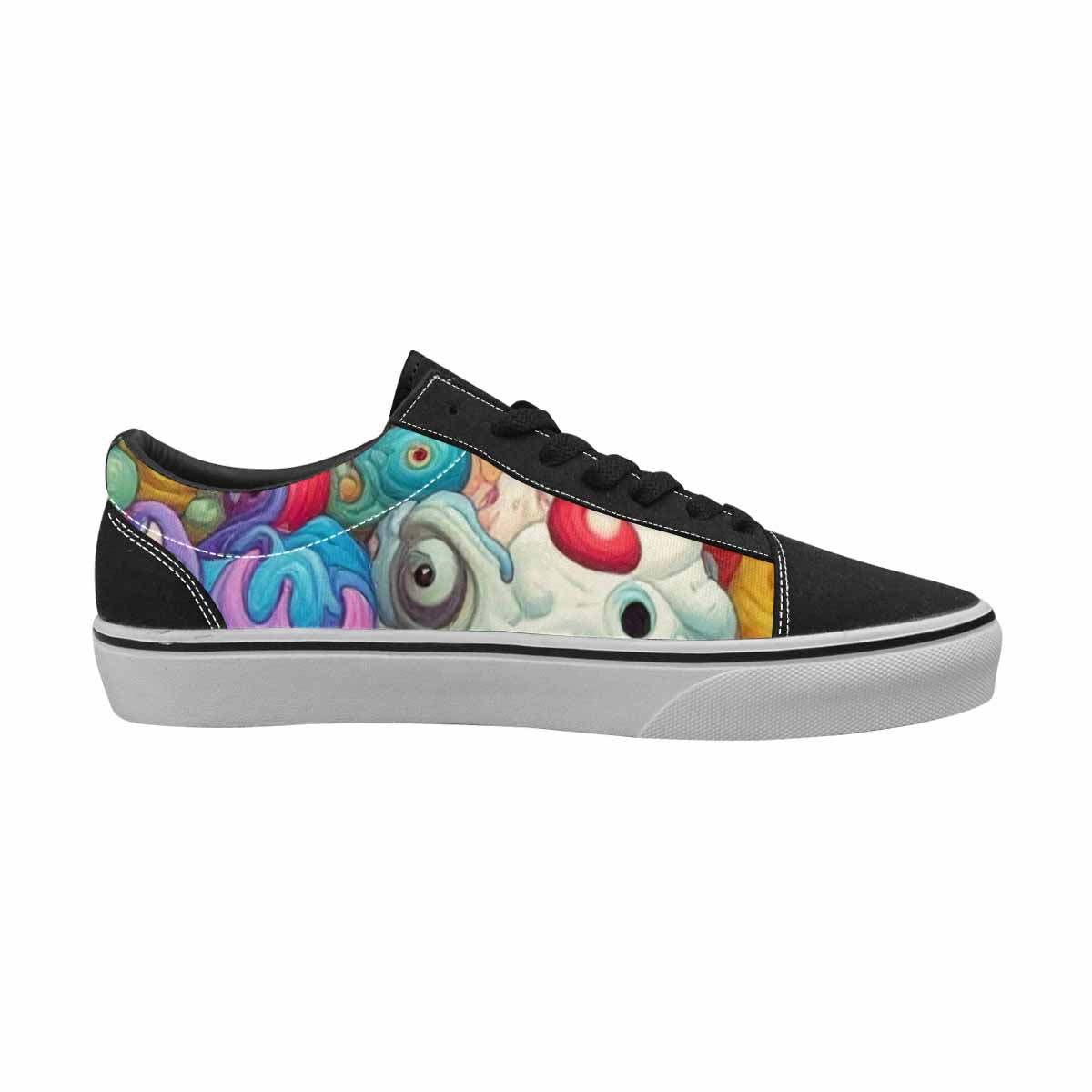 WOMEN'S Melting Ice Cream Monster Lace-Up Canvas Dreamlike Shoes