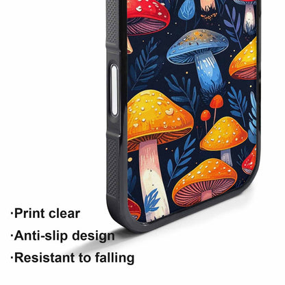 iPhone 17 Pro Case — Vivid Winter Mushroom Seamless Cartoon Cute, Custom Designed Case Cover