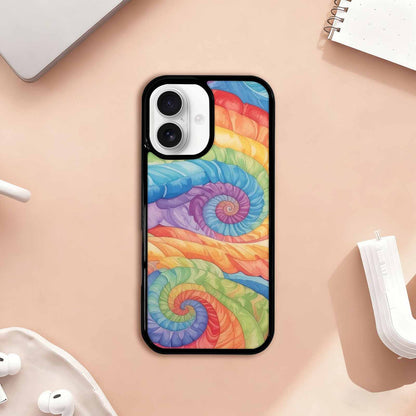iPhone 17 Case — Tie Dye Swirls Tie Dye Tie, Customized Protective Case