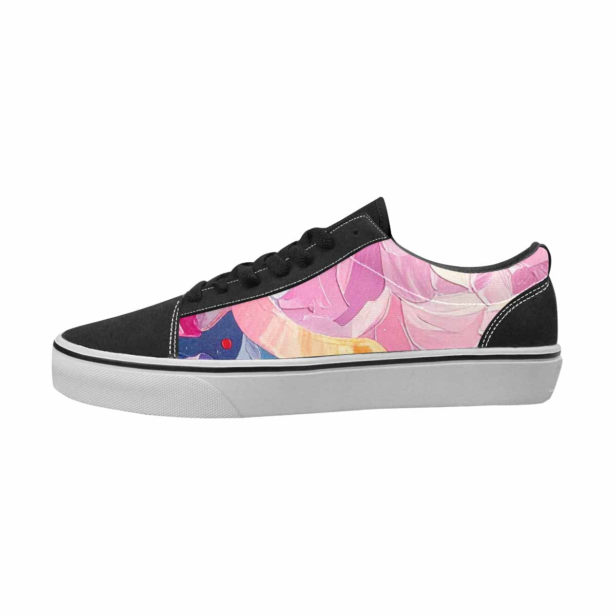 MEN'S Pride Canvas Statement Kaleidoscope Custom Streetwear Shoes