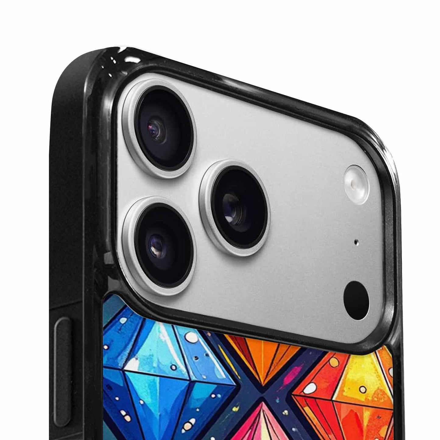 iPhone 17 Pro Case — Vintage Summer Diamond Retro Vintage, Personalized Phone Case