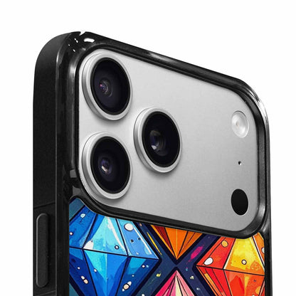 iPhone 17 Pro Case — Vintage Summer Diamond Retro Vintage, Personalized Phone Case