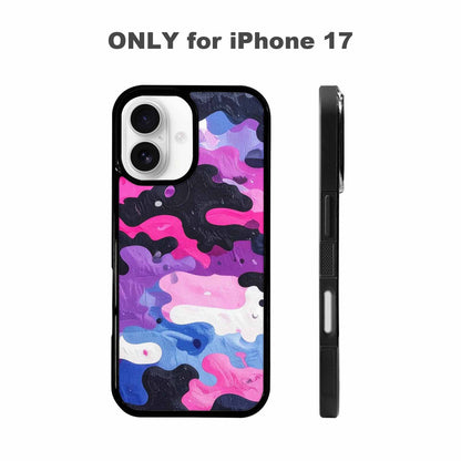 iPhone 17 Case — Vivid Camo Genderfluid Camo, Personalized Phone Case