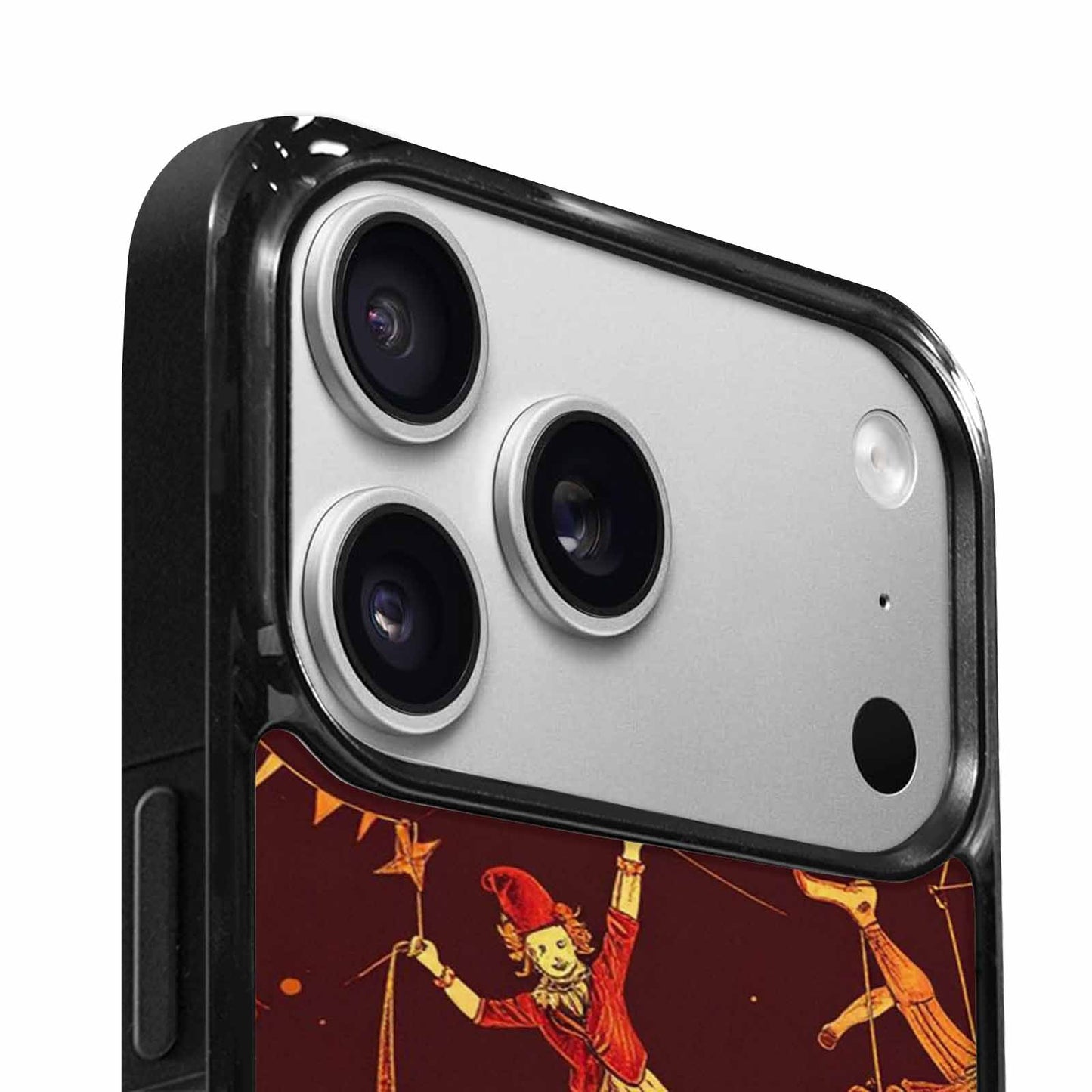 iPhone 17 Pro Case — Vintage Circus Art Pattern Retro Vintage, Custom Printed Phone Case