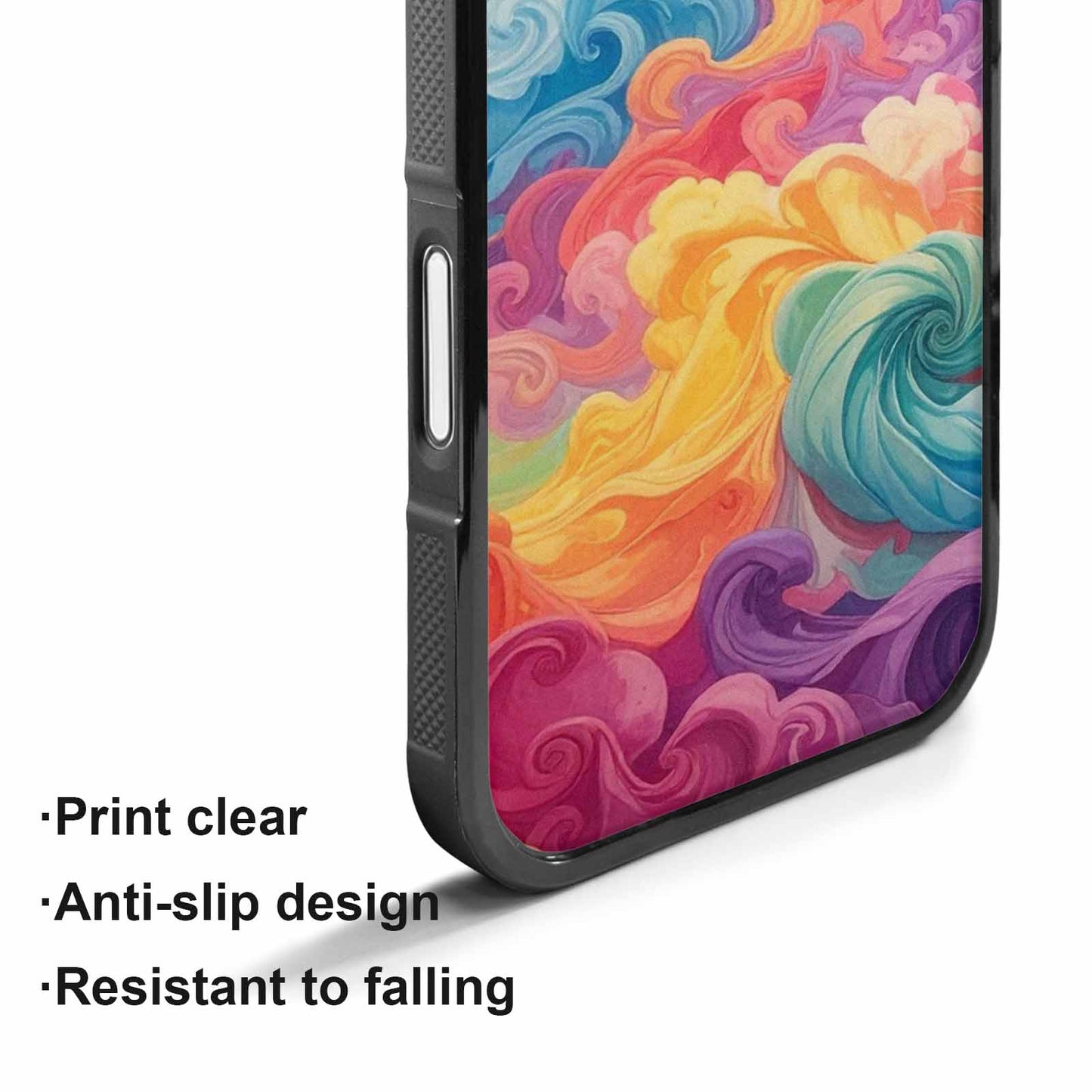 iPhone 17 Case — Tie Dye Swirls Tie Dye, Custom Made Phone Cover