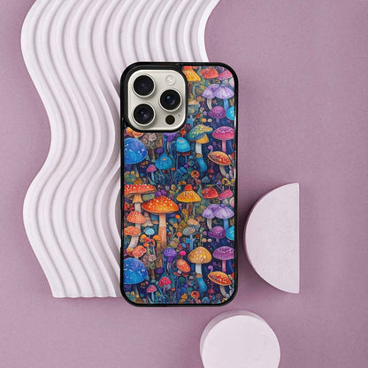 iPhone 16 Pro Max Case — Mushrooms General Mushrooms Pa, Custom Art Phone Cover