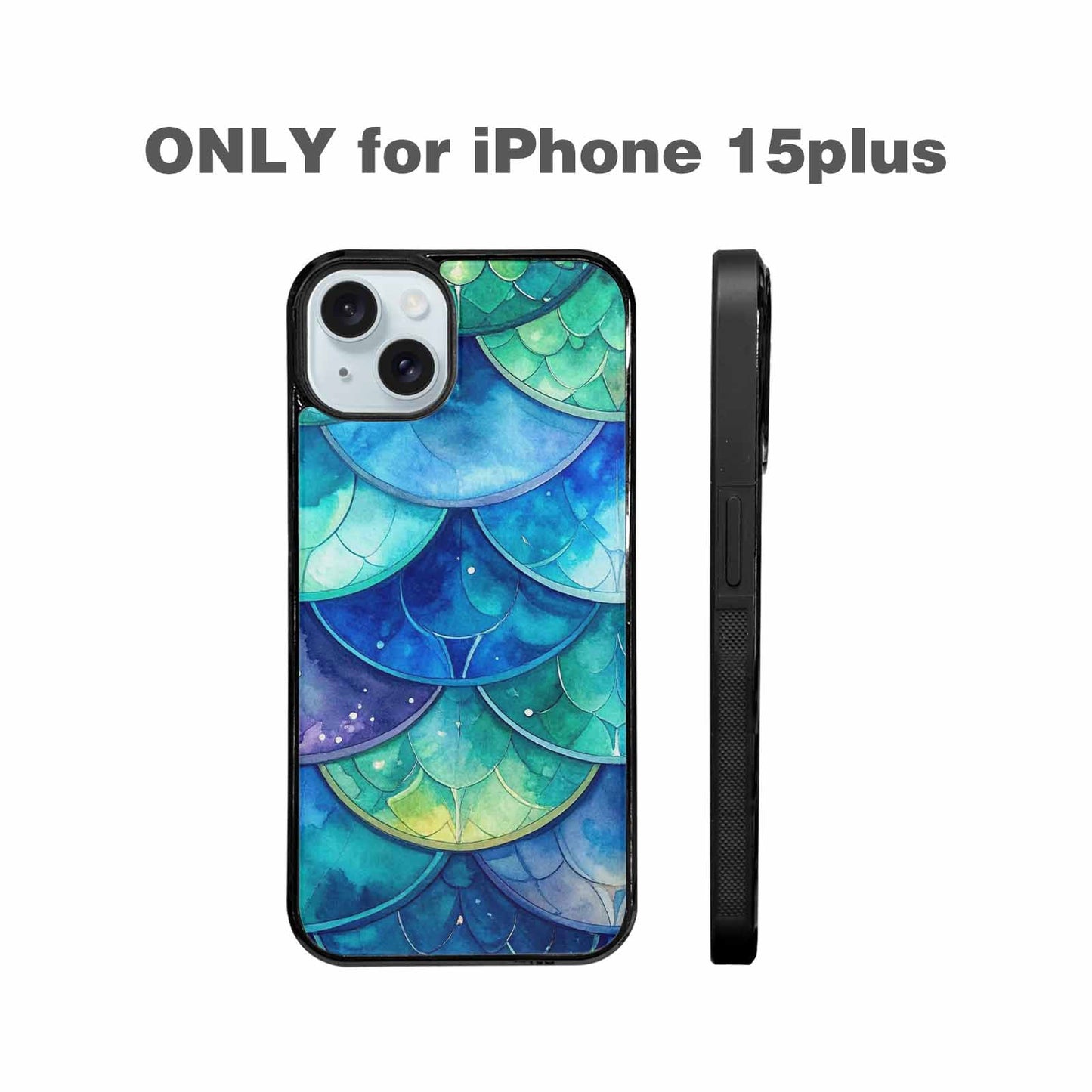 iPhone 15 Plus Case — Mermaid Scale, Original Design Phone Case