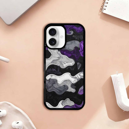 iPhone 17 Case — Vivid Camo Asexual Camo, Custom Print Case Cover