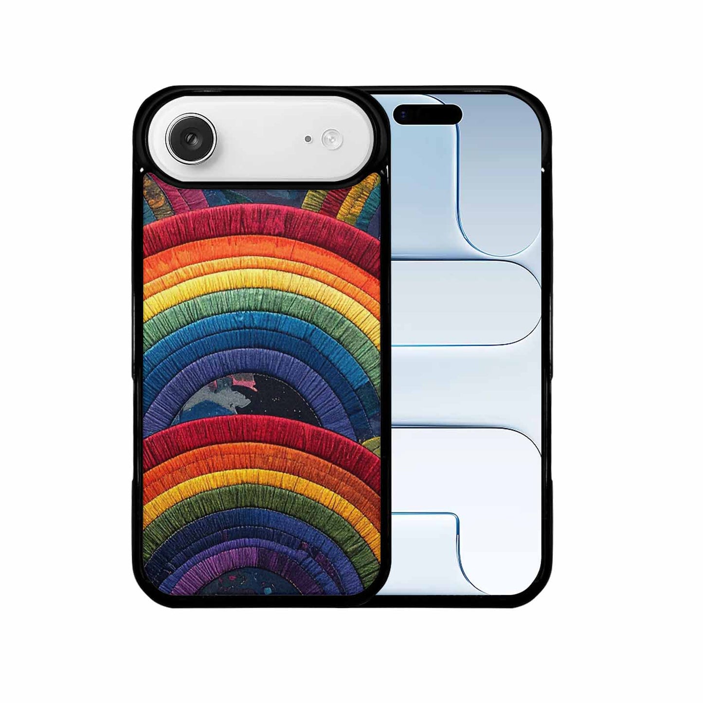 iPhone 17 Air Case — Vivid Camo Rainbow Arc Camo, Custom Art Phone Cover