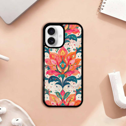 iPhone 17 Case — Marble Floral, Custom Phone Case