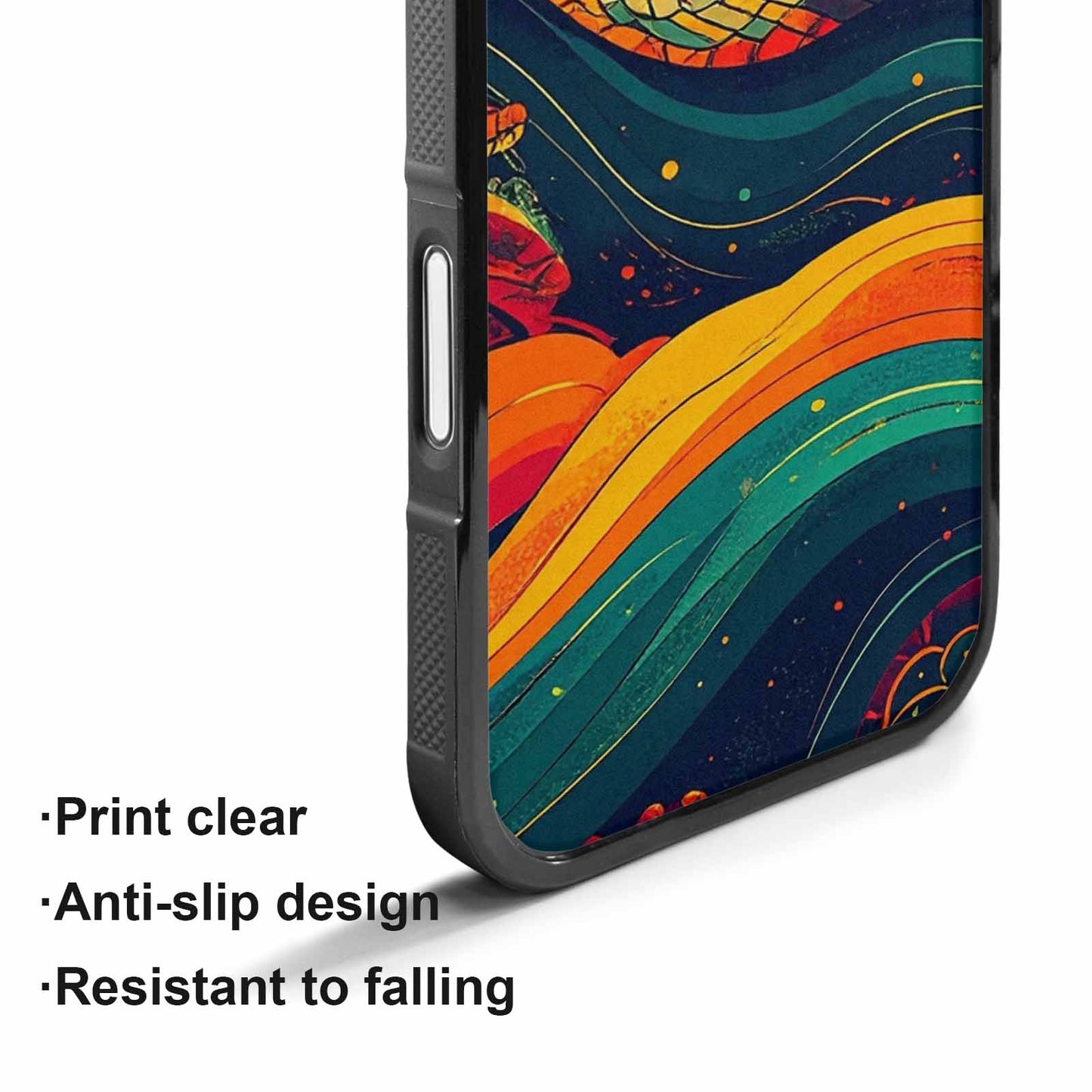 iPhone 17 Case — Hippie Serpent Pulse Original Art, Customized Protective Case