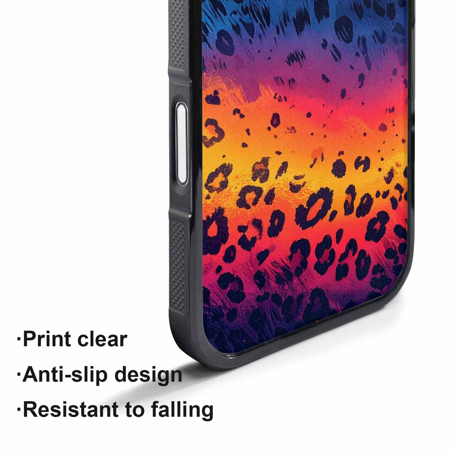 iPhone 17 Air Case — Leopard Print Gradient Animal Print, Personalized Phone Case