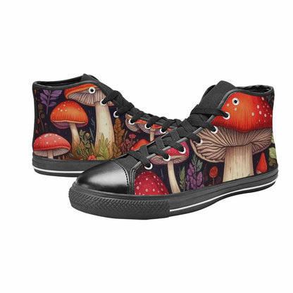 WOMEN'S Mushroom High Top Canvas Cottagecore Shoes
