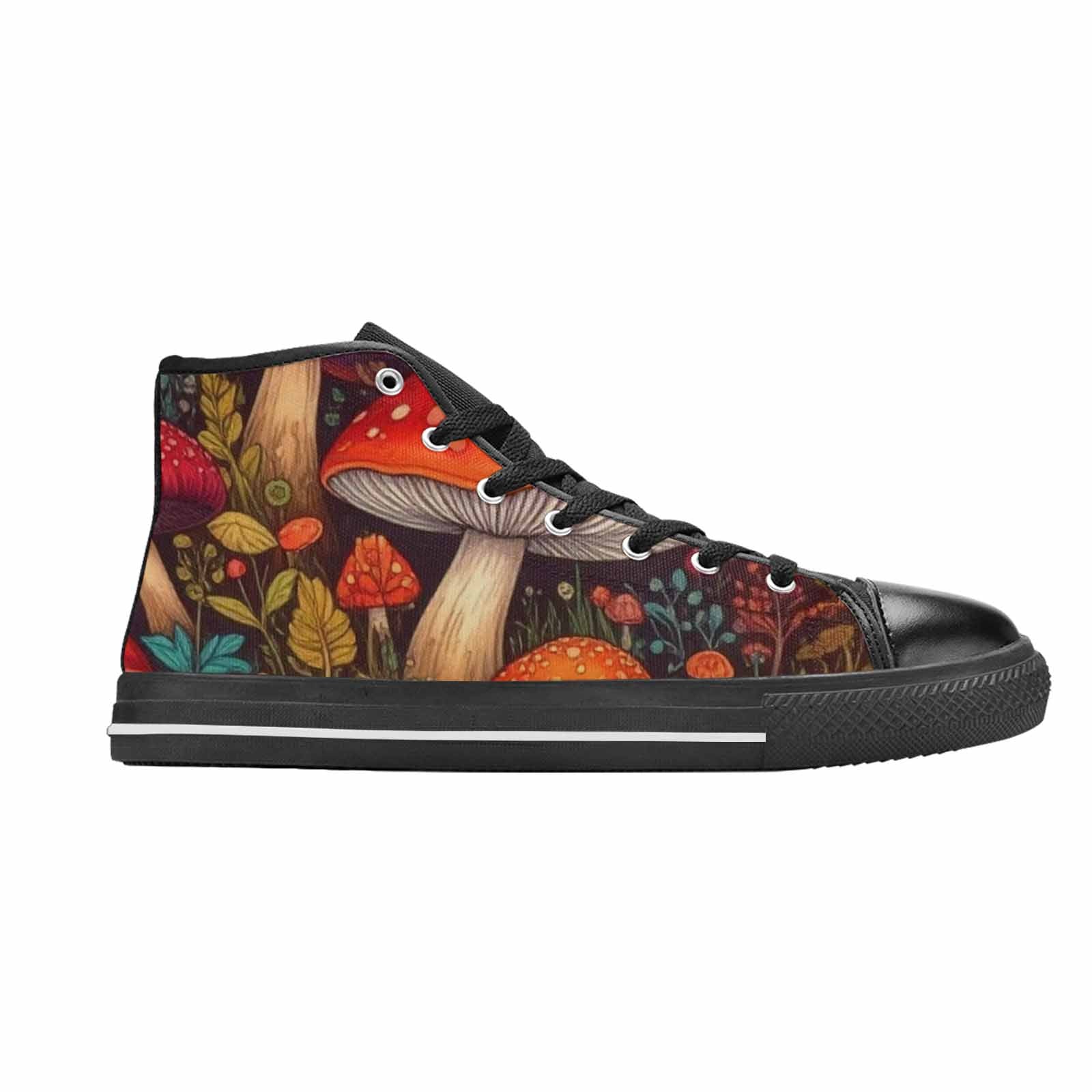WOMEN'S Mushroom High Top Canvas Cottagecore Shoes