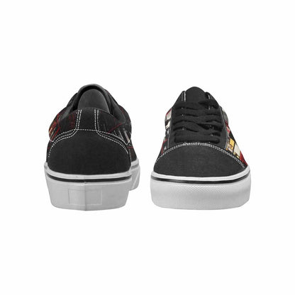 WOMEN'S Liminal Space Fragment Lace-Up Canvas Dark Academia Custom Sneakers