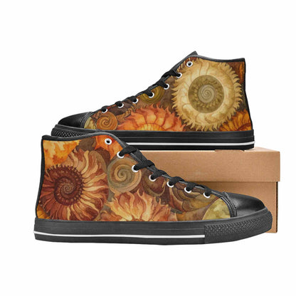 MEN'S Tie Dye - High Top Canvas Surreal Custom Sneakers