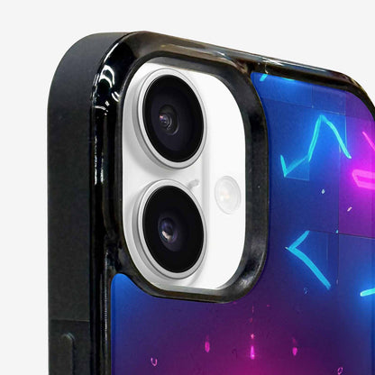 iPhone 16 Plus Case — 80s Retro Motif 80s Retro Motifs, Custom Made Phone Cover