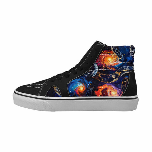 WOMEN'S Galaxy Snake Print High Top Canvas Y2K Shoes