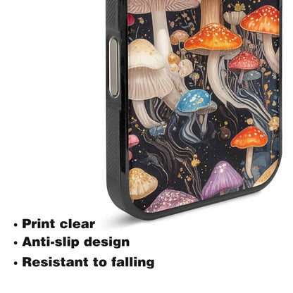iPhone 16 Pro Case — Mushrooms Pattern Hundreds Of, Customized Protective Case