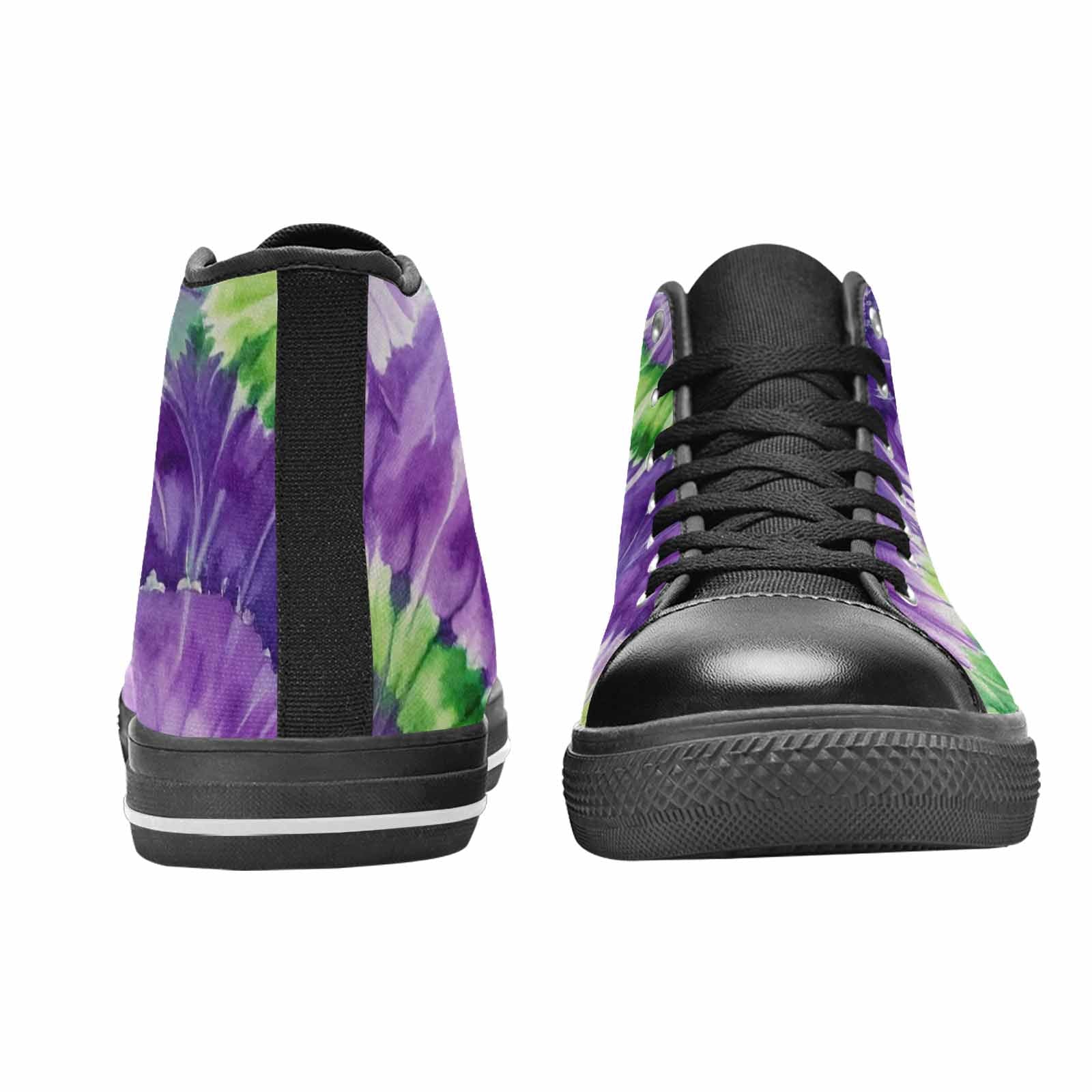 MEN'S Tie Dye - High Top Canvas Vivid Custom Shoes