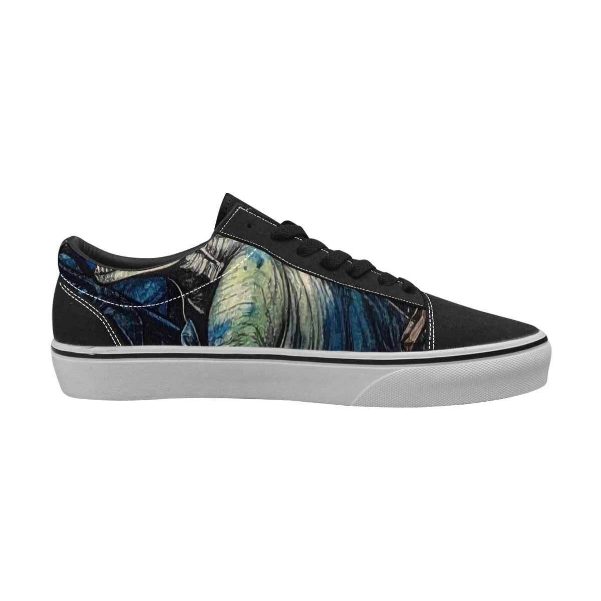 WOMEN'S Dinosaur Burst Lace-Up Canvas Dreamcore Custom Shoes