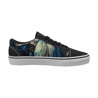 WOMEN'S Dinosaur Burst Lace-Up Canvas Dreamcore Custom Shoes