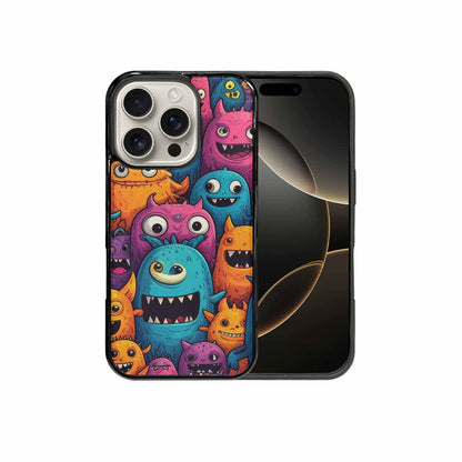 iPhone 16 Pro Case — Monsters General Cartoon Monst, Unique Phone Case Design